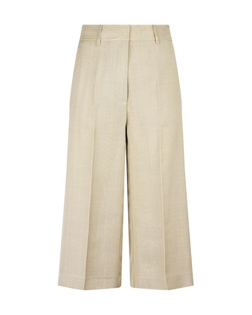 Forte_forte Natural Crooped Trousers