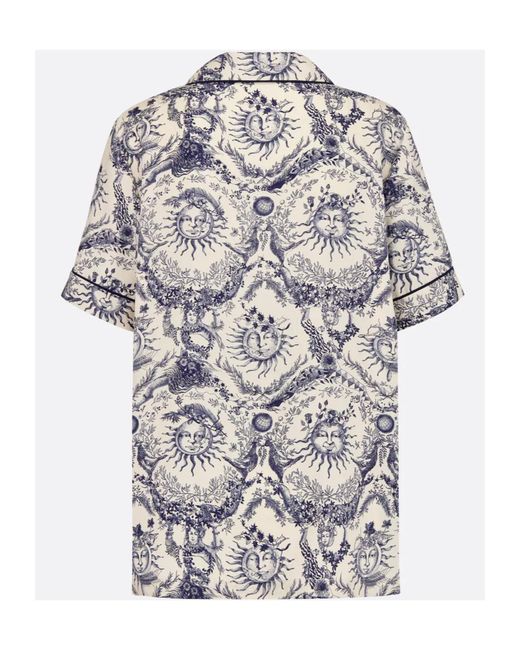 Dior Gray Short-Sleeved Shirt