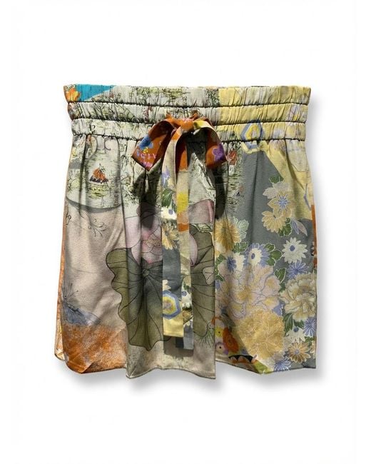 Gucci Multicolor Elastic Waist Skirt