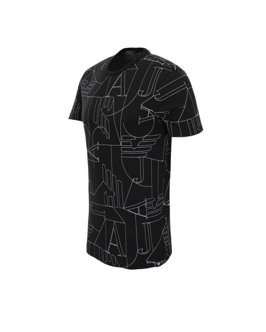 Armani Jeans Black Slim T-Shirt for men