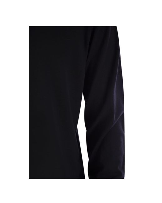Fedeli Blue Crew Neck Sweater for men