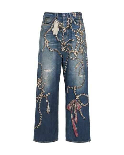 Acne Blue Denim Jeans for men