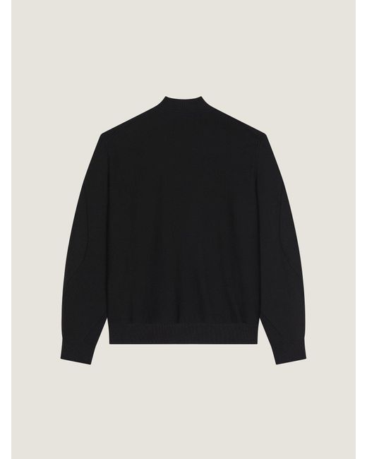 Givenchy Black Logo Embroidered Button-Up Jacket for men
