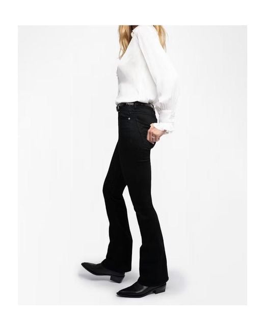 Zadig & Voltaire White Thely Satin Shirt