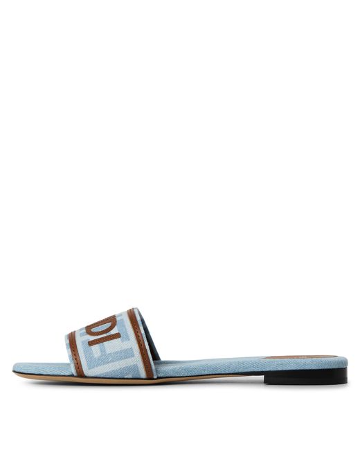 Fendi Blue Casual Slippers