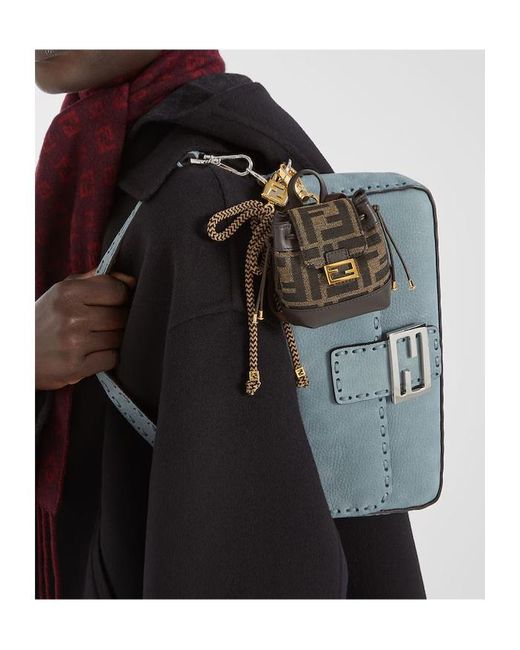 Fendi Black Nano Backpack Charm