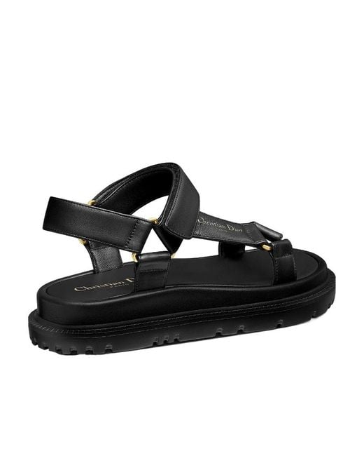Dior Black D-Wave Sandal