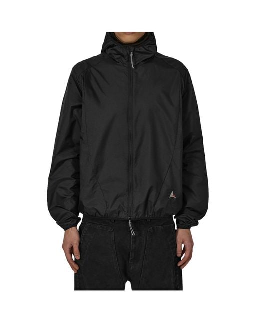 Roa Black Hue Packable Hooded Jacket for men