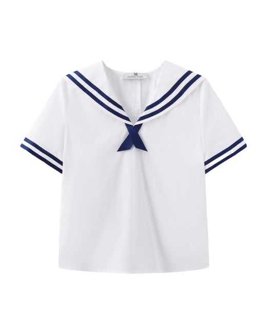 Marissa Chiara Blue Tie-Back T-Shirt