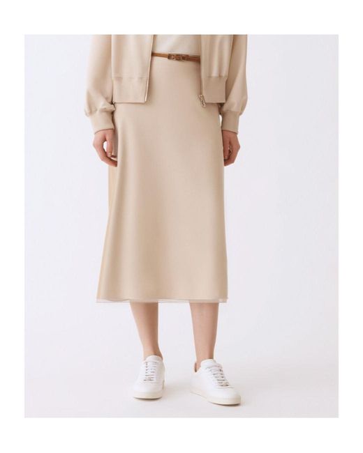 Fabiana Filippi Natural High-Waisted Skirt