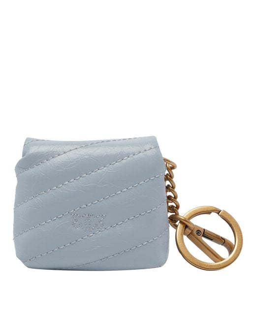 Pinko Blue Love Bag Puff Airpods Case