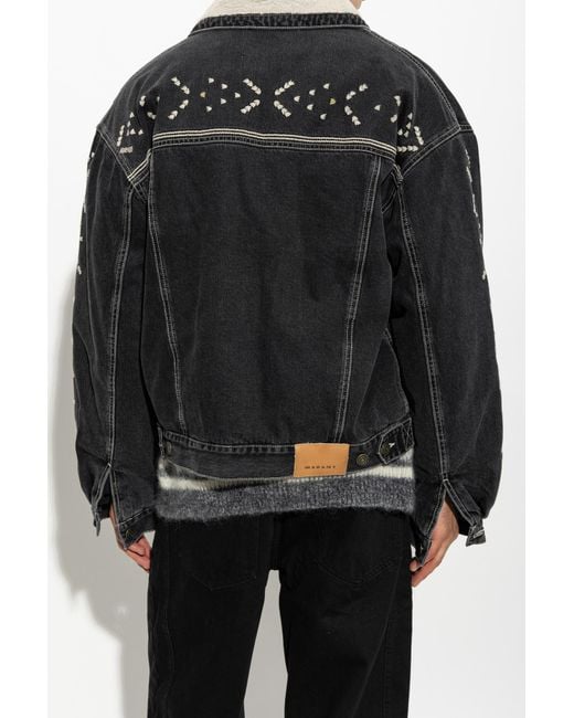 Isabel Marant Black Long-Sleeve Casual Jacket for men