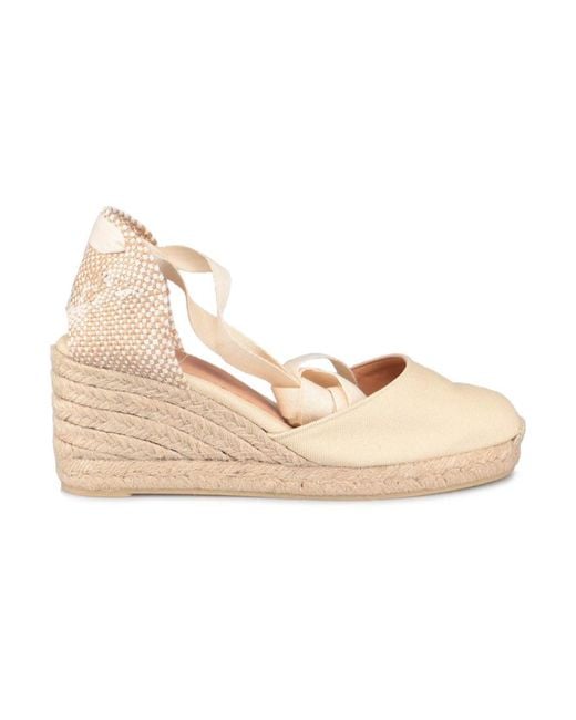 Castaner Natural Castañer Carina Ankle-Strap Wedge Espadrilles