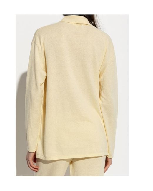 Lisa Yang Natural Caisa Polo Sweater