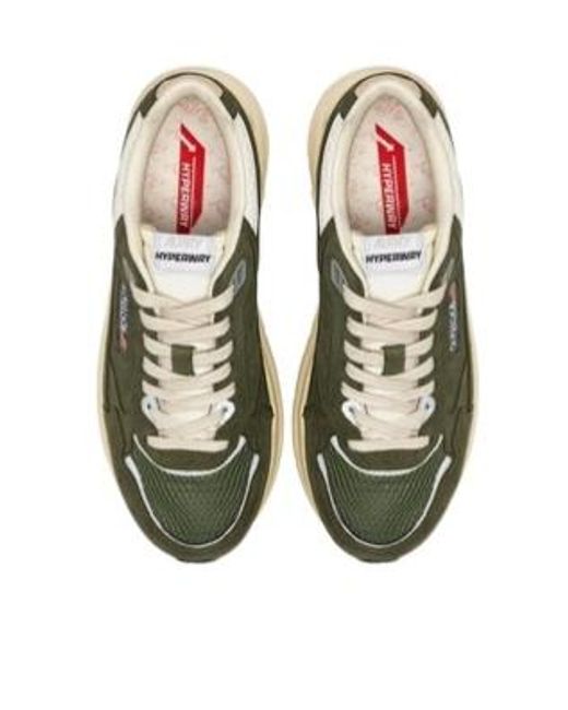 Autry Green Hyperway Panelled Sneakers for men