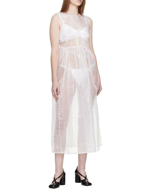CECILIE BAHNSEN White Sleeveless Dress