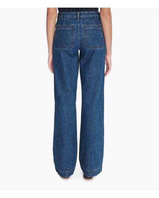 A.P.C. Blue Seaside Wide-Leg Jeans