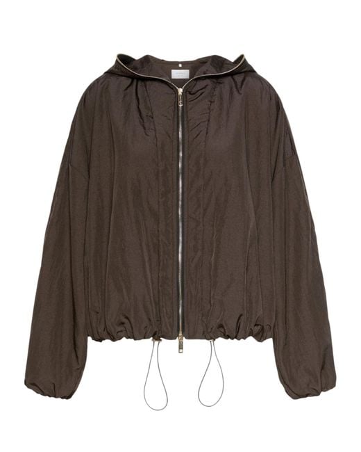 Sportmax Brown Hooded Jacket