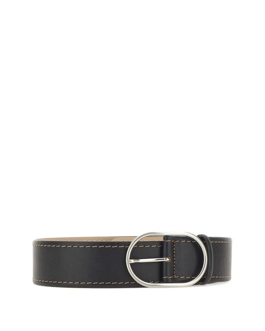 Gianni Chiarini White Contrast Stitch Belt