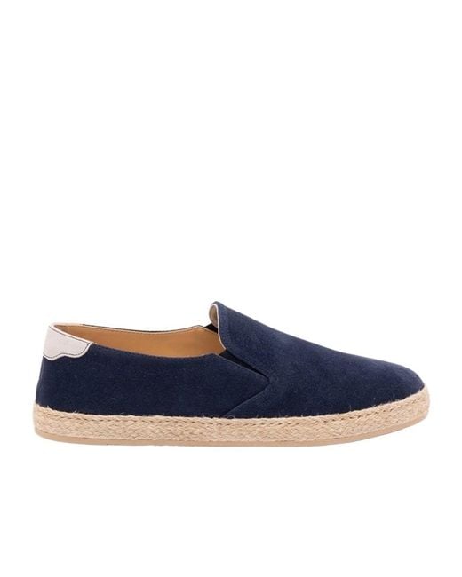 Brunello Cucinelli Blue Slip-On Espadrilles for men