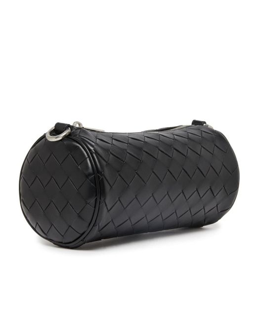Bottega Veneta Black Zippered Shoulder Bag for men