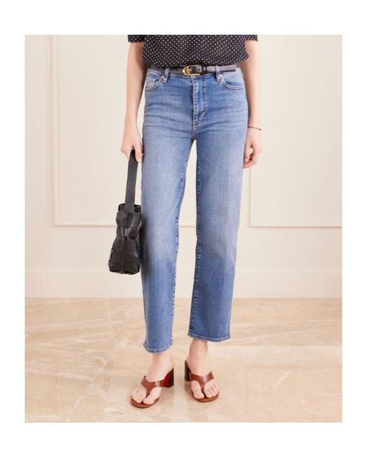 FRAME Blue Jeans With Belt Loops