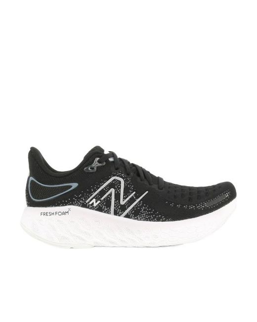 New Balance Black Logo Lace-Up Sneakers