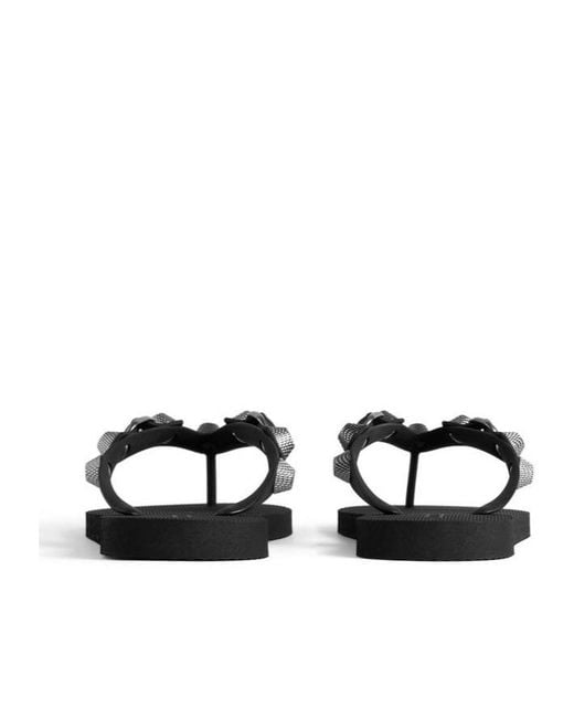 Balenciaga Multicolor Cagole Stud Embellished Sandals