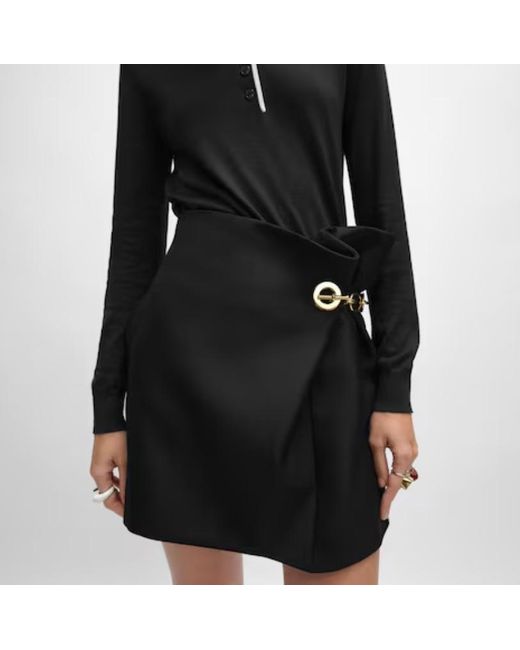 Céline Black Mini Skirt