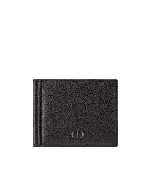 Dior Black Wallet With Bill Clip for men