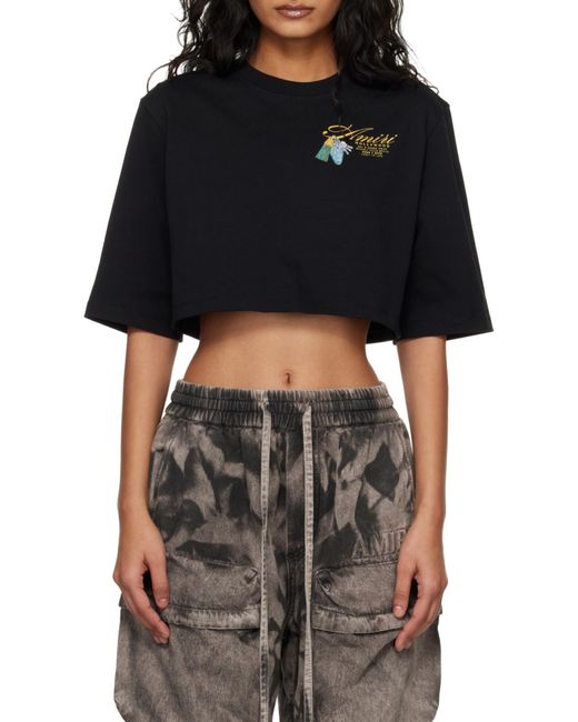 Amiri Black Crewneck T-Shirt