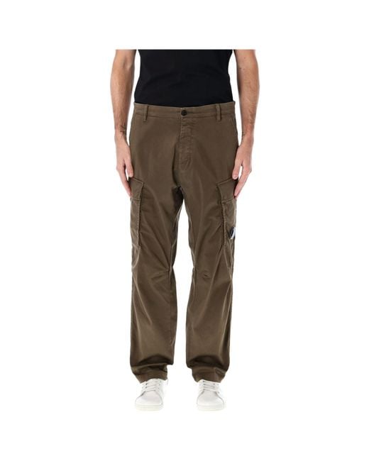 C P Company Multicolor Stretch Sateen Relaxed Cargo Pants for men