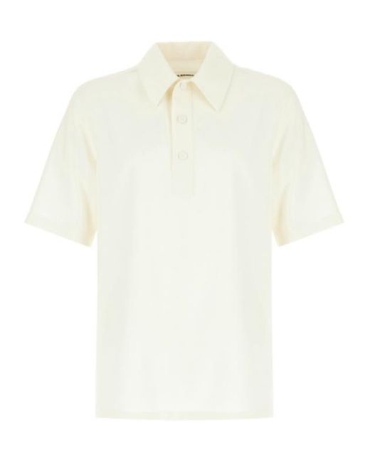 Jil Sander White Polo Shirt for men