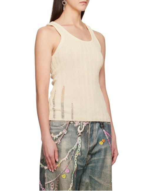 Acne Natural Tank Top