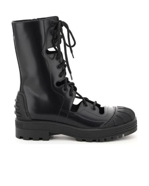 Dior Black Laced Boots