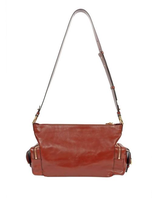 Chloé Red Camera Leather Crossbody Bag