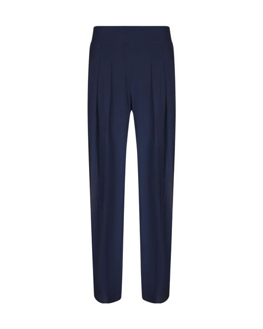 Norma Kamali Blue Trousers