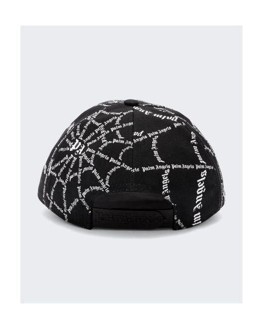 Palm Angels Blue Spider Logo-Print Baseball Cap for men