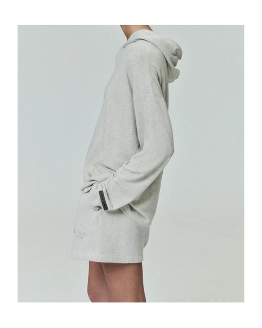 Fear Of God White Long-Sleeved Hooded Sweatshirt