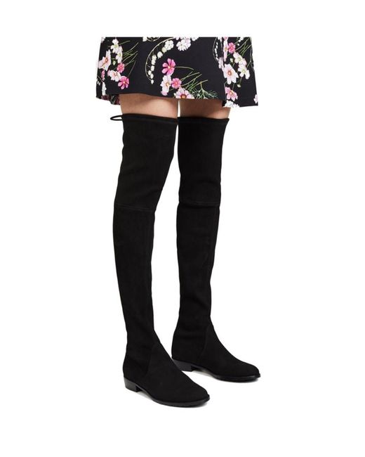 Stuart Weitzman Black Lowland Boots