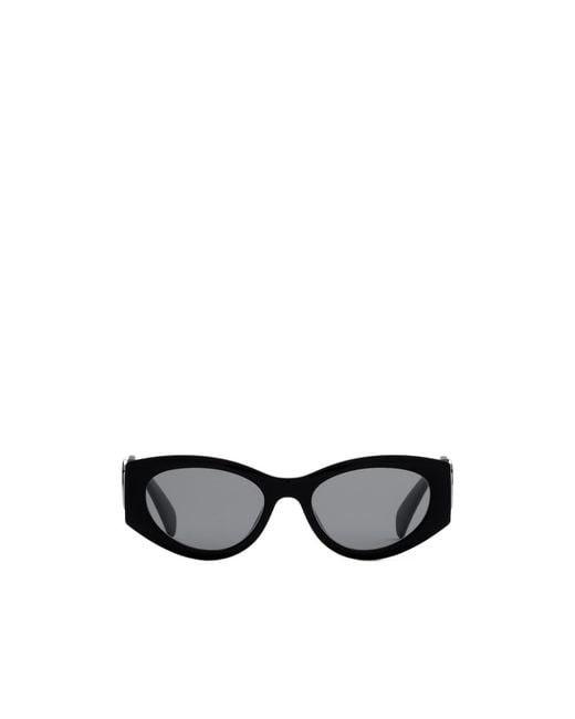 Gucci White Eyewear Cat Eye Frame Sunglasses