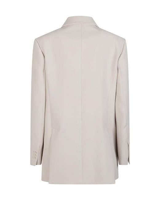 P.A.R.O.S.H. White P.A.R.O..H. Poker Double-Breasted Jacket