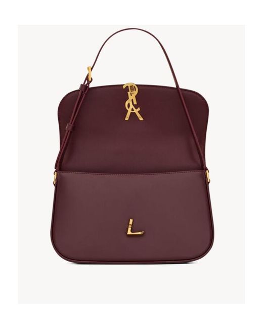 Saint Laurent Purple Solferino Medium Shoulder Bag