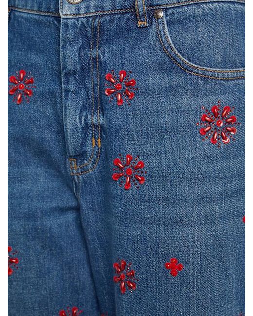 Weekend by Maxmara Blue Belt-Loop Jeans