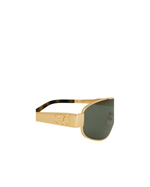 Céline Green Triomphe Metal 03 Sunglasses for men
