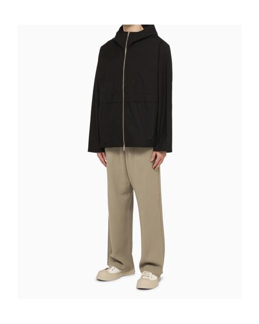 Studio Nicholson Black Zip-Up Casual Jacket for men