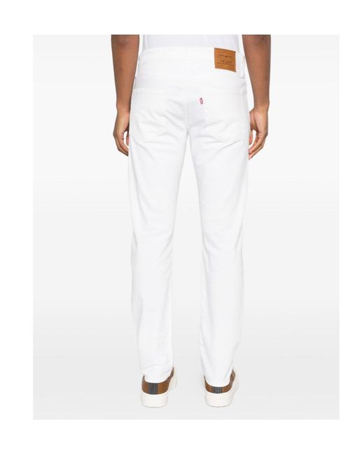 Levi's White Loose-Fit Jeans for men