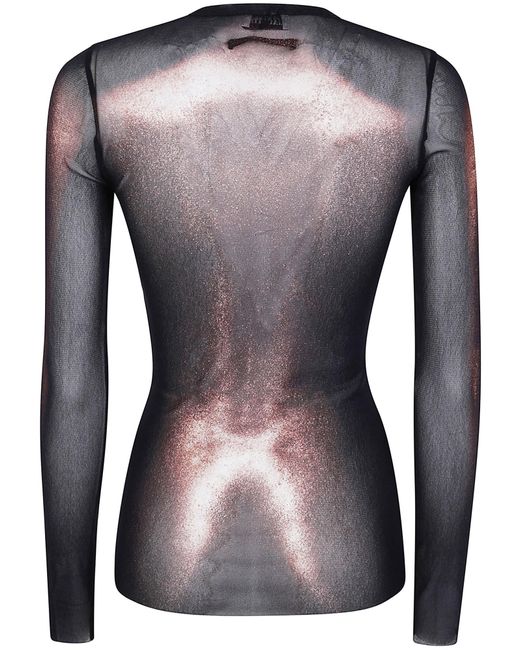 Jean Paul Gaultier Black Mesh T-Shirt