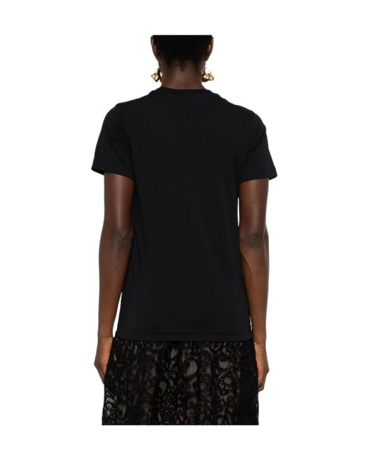 Moschino Black Graphic-Print T-Shirt