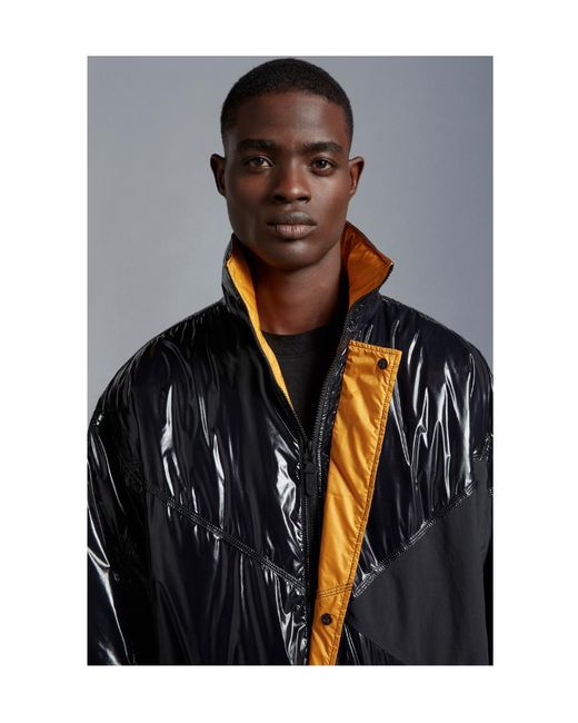 Moncler Black X Alicia Keys Logo Patch Padded Jacket for men
